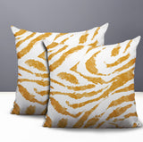 Seppo Zebra Print Indoor/Outdoor Reversible Square Pillow