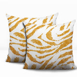 Seppo Zebra Print Indoor/Outdoor Reversible Square Pillow