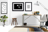 Serrai low pile chair mat in Gray