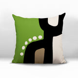 Shae Abstract Reversible Indoor/Outdoor Square Pillow
