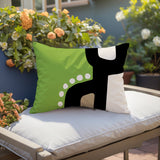 Shae Minimalist Lumbar Indoor/Outdoor Throw Pillow