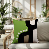 Shae Abstract Reversible Indoor/Outdoor Square Pillow