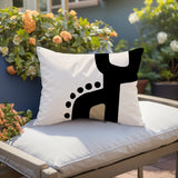 Shae Minimalist Lumbar Indoor/Outdoor Throw Pillow