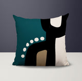 Shae Abstract Reversible Indoor/Outdoor Square Pillow