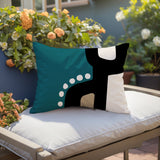 Shae Minimalist Lumbar Indoor/Outdoor Throw Pillow