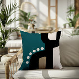 Shae Abstract Reversible Indoor/Outdoor Square Pillow