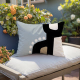 Shae Minimalist Lumbar Indoor/Outdoor Throw Pillow
