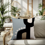 Shae Abstract Reversible Indoor/Outdoor Square Pillow