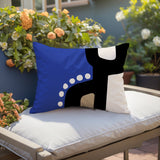 Shae Minimalist Lumbar Indoor/Outdoor Throw Pillow