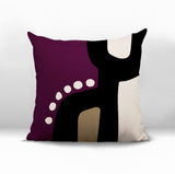 Shae Abstract Reversible Indoor/Outdoor Square Pillow