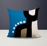 Shae Abstract Reversible Indoor/Outdoor Square Pillow