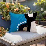Shae Minimalist Lumbar Indoor/Outdoor Throw Pillow