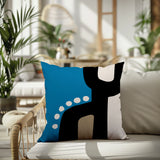 Shae Abstract Reversible Indoor/Outdoor Square Pillow