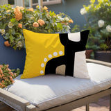 Shae Minimalist Lumbar Indoor/Outdoor Throw Pillow