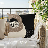 Shaffy Abstract Reversible Indoor/Outdoor Square Pillow