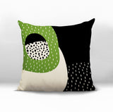 Shaffy Abstract Reversible Indoor/Outdoor Square Pillow