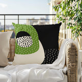 Shaffy Abstract Reversible Indoor/Outdoor Square Pillow