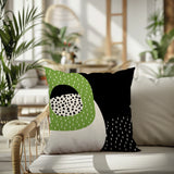 Shaffy Abstract Reversible Indoor/Outdoor Square Pillow