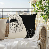 Shaffy Abstract Reversible Indoor/Outdoor Square Pillow