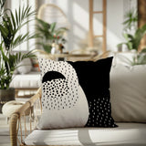 Shaffy Abstract Reversible Indoor/Outdoor Square Pillow