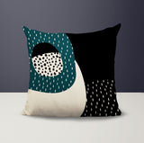 Shaffy Abstract Reversible Indoor/Outdoor Square Pillow
