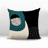 Shaffy Abstract Reversible Indoor/Outdoor Square Pillow