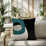 Shaffy Abstract Reversible Indoor/Outdoor Square Pillow