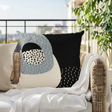 Shaffy Abstract Reversible Indoor/Outdoor Square Pillow