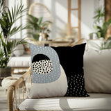 Shaffy Abstract Reversible Indoor/Outdoor Square Pillow