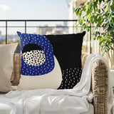 Shaffy Abstract Reversible Indoor/Outdoor Square Pillow