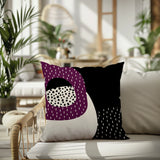 Shaffy Abstract Reversible Indoor/Outdoor Square Pillow