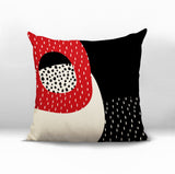 Shaffy Abstract Reversible Indoor/Outdoor Square Pillow
