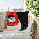 Shaffy Abstract Reversible Indoor/Outdoor Square Pillow