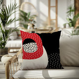 Shaffy Abstract Reversible Indoor/Outdoor Square Pillow