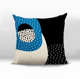 Shaffy Abstract Reversible Indoor/Outdoor Square Pillow