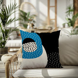 Shaffy Abstract Reversible Indoor/Outdoor Square Pillow