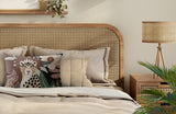 Shaja Microsuede Rectangular Pillow