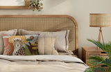 Shaja Microsuede Rectangular Pillow