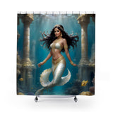 Shakira Shower Curtain in Black