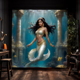 Shakira Shower Curtain in Black - view 3