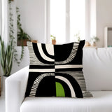 Shani Abstract Reversible Indoor/Outdoor Square Pillow Cover