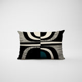 Shani Abstract Reversible Indoor/Outdoor Rectangular Pillow