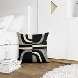 Shani Abstract Reversible Indoor/Outdoor Square Pillow Cover