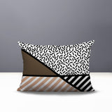 Shapira Abstract Reversible Indoor/Outdoor Rectangle Pillow
