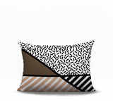 Shapira Abstract Reversible Indoor/Outdoor Rectangle Pillow