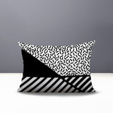 Shapira Abstract Reversible Indoor/Outdoor Rectangle Pillow