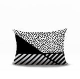 Shapira Abstract Reversible Indoor/Outdoor Rectangle Pillow