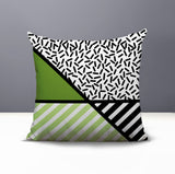 Shapira Abstract Reversible Indoor/Outdoor Square Pillow