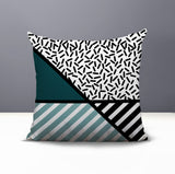 Shapira Abstract Reversible Indoor/Outdoor Square Pillow