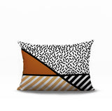 Shapira Abstract Reversible Indoor/Outdoor Rectangle Pillow